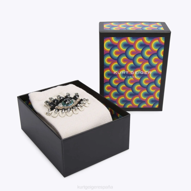 Kurt Geiger mujer calcetín del mal de ojo de Londres 2LPR574 | accesorios hueso